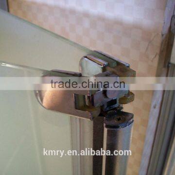 6MM Tempered Glass Aluminum Frame Folding Shower Screen (KD3207) photo-6