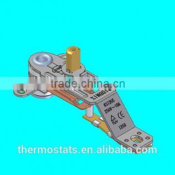 Adjustable Bimetallic Iron Kst205 Thermostat