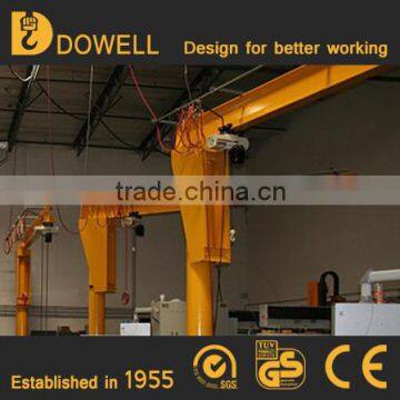 Dowell 0.25-10ton Column Mounted Fixed Lifting 7 ton jib crane