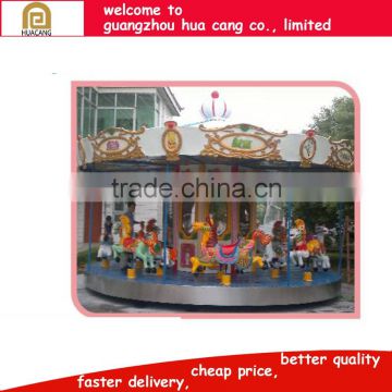 China music carousel amusement park electric mini kids mini merry go round for sale