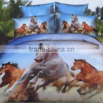 horse design 3D animal printing bedding