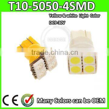 Original factory price led auto car 194 t10/ba9s/ Led t10 4smd 5050 auto leds light