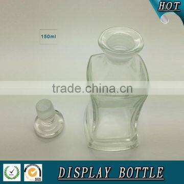 150ml Glass Perfume Display Bottle With Glass Lid Quality Choice