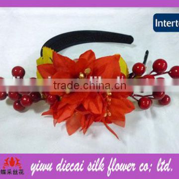 Factory supply artificial fruit flower christmas decorative headband