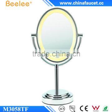 Bathroom Shiny Thin Mirror Bedroom Round LED Fashionable Smart Mirror