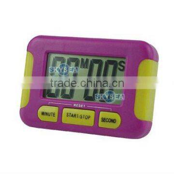 Large display LCD countdown kitchen timer