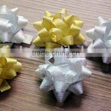 Plastic Ribbon Star Bow for Holiday Decoration photo-5