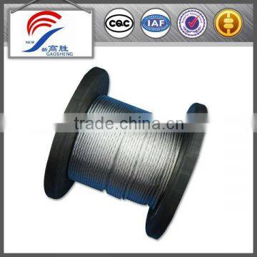 DIN3052 2.5mm galvanized steel wire cable