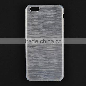 Translucent wiredrawing cell phone case for iphone & samsung