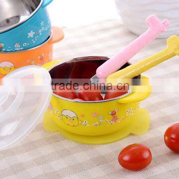 Babymatee baby feeding bowl Stainless Steal Bowl-Chicken (250ML)