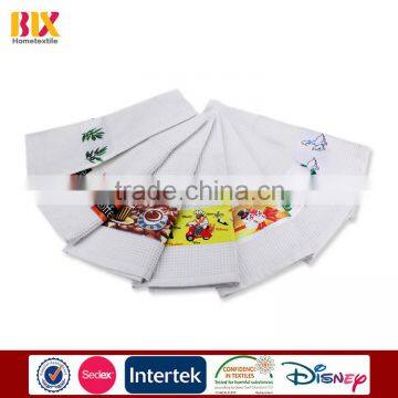 Cheap Wholesale waffle weave cotton kitchen towels supplier in china