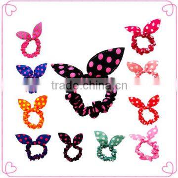 Hot sale hair accessories for women boutique hair bow hair rubber band