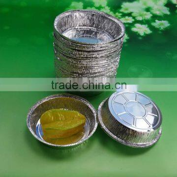 aluminum foil food containers round cake pans aluminum cup egg tart tray disposable cup/aluminum foil muffin pan