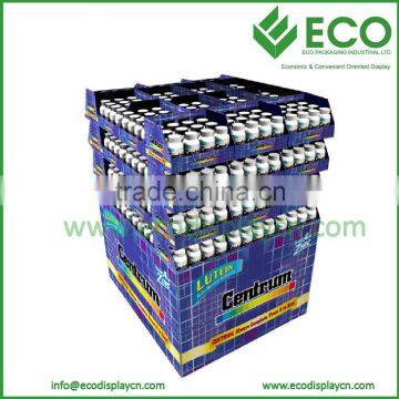 Carton Paper Pallet Display,Corrugated Round Cardboard Box