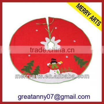 China factory custom made new exquisite rattan christmas tree skirt decoration cheap christmas tree skirts