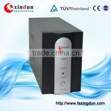 Xindun Power Modified Wave 48VDC 220VAC Single Phase LED 2000VA/1200W Portable Inverter with Built-in 7.2*4AH Battery Backup UPS
