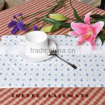 pvc table mat,coffee placemats