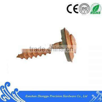 Cross Pan Head With Self Tapping Screw Carbon Steel Zinc Yellow