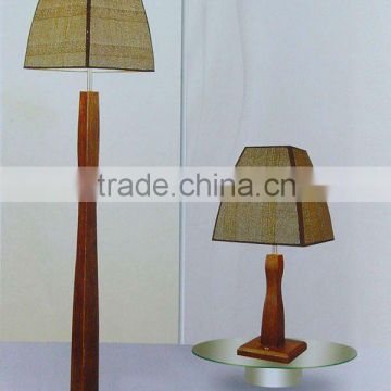 2015 Antique Wooden Decorative Hotel bedside Lamp/Floor Light with UL