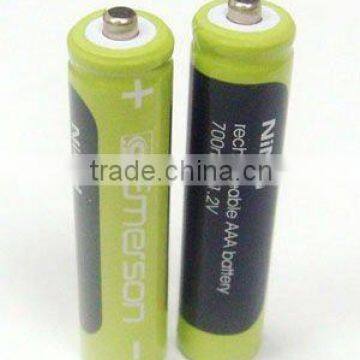 aaa 600mah 1.2v ni-mh rechargeable battery