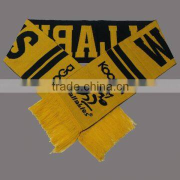 FASHION BLANK KNITTED SCARVES SPORT TEAM SCARF
