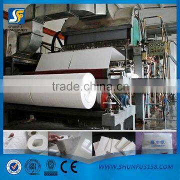 787mm sanitary paper making machine(capacity:1t/d)