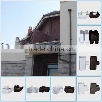 Online Shopping Wanael 5.2inch Vinyl Rainwater Gutter, Square Gutter End Cap photo-2