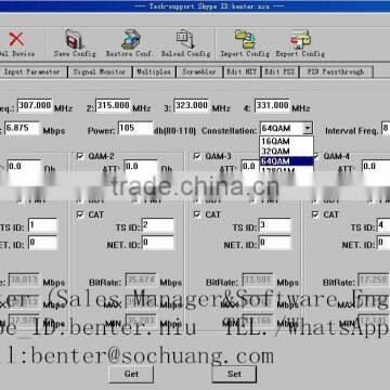 Qpsk to Qam Transmodulator(8*DVB-S/S2+4*ASI In,4*DVB-C RF Out) photo-3