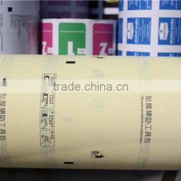 2016 hot sell PE laminated aluminium foil paper for alcohol prep pad