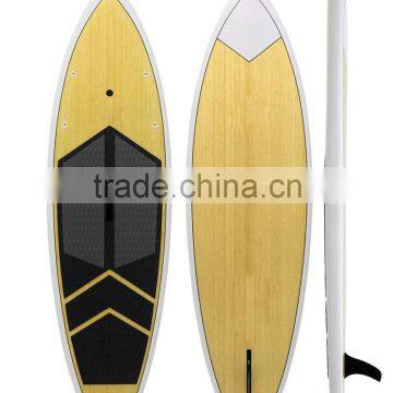 2016 Hot!!!! Epoxy resin fiberglass bamboo stand up paddle board/natural wooden paddle board                        
                                                                                Supplier's Choice