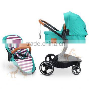 Best Baby Europe Standard Pram Strollers 3 IN 1 Purple Baby Stroller