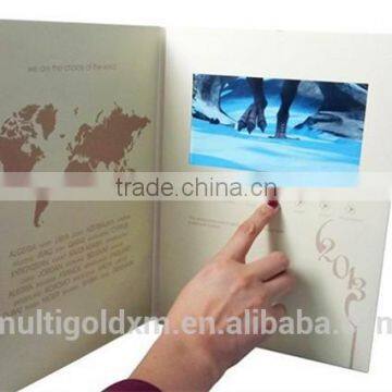 Good Quality 1.8"/2.4"/2.8"/3.5"/3.8"/4.3"/5"/7"/9"/10" Video Brochure, Video Greeting Card, Video Card