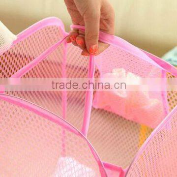 YIWU RODA Polyester Mesh Optional Multicolor Optional Folding Laundry Basket photo-5