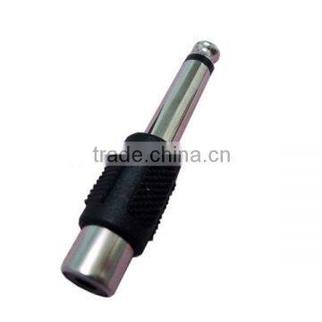 Mono black 6.5 male to RCA female