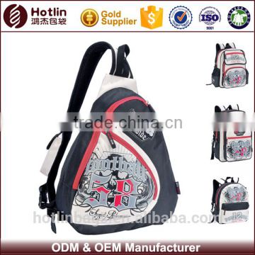 football single strap backpack triangle school shoulder bag