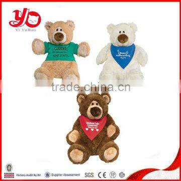 China Manufacturer of Youth Olympic Games Mascot,custom Soft Naughty Bear Plush Toy photo-4