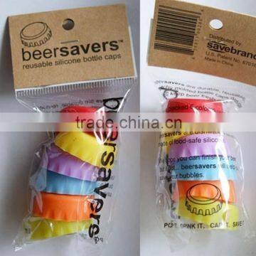 standard food grade custom beer bottle crown caps, eco-friendly silicone reusable bottle caps paypal