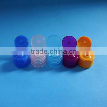 flip top bottle cap, PP flip top cap 20/410, ribbed closure flip top screw cap