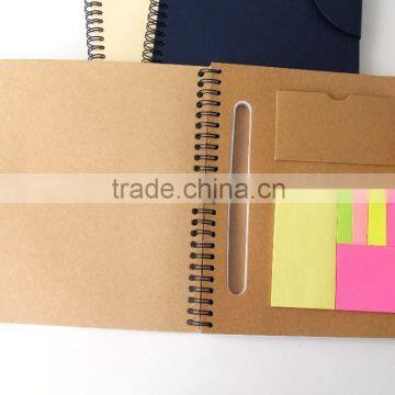Popular spiral notebook with pages