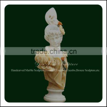 Hand Carved Female Decoration Marble Bust