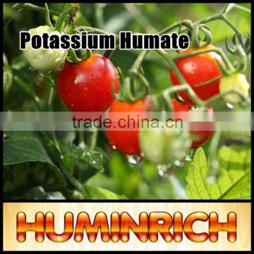 Huminrich Shenyang Potassium Humate Salt Columnar Crystal -Organic Fertilizer