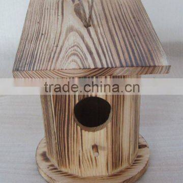 wooden bird house