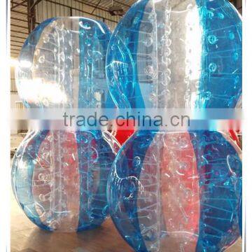 2016 Attractive design football game body zorb bumper ball inflatable ball suit