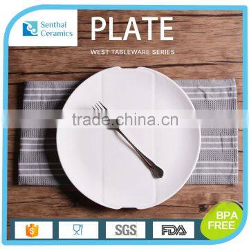 Chaozhou Senthal Ceramic Dinner Round Plates for Restaurant Wedding photo-4