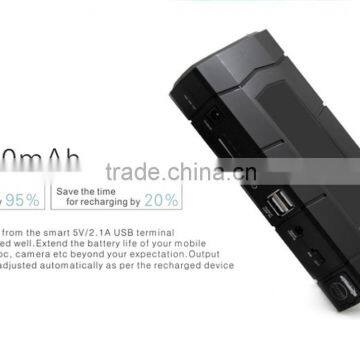 2016 new selling good design 13600mAh emergency car jump starter/nice design power bank