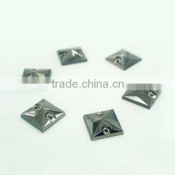 KC5 Square Rivoli 18*18 Flat Back Sew on Acrylic Rhinestones for Fashion Decoration, Craft Making, Garment Bags Accessories photo-4