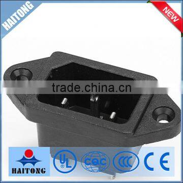 3pin ac socket type of electrical safety high quality AC socket Haitong factory