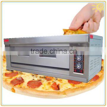 Pizza baking oven 1 deck 3 trays Digital Control Gas pizza bread baking machine