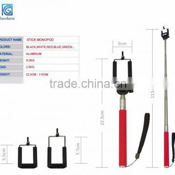 High Quality Wireless Monopod Selfie Stick, With Bluetooth Remote Shutter for Iphone 6 & 6 Plus photo-3