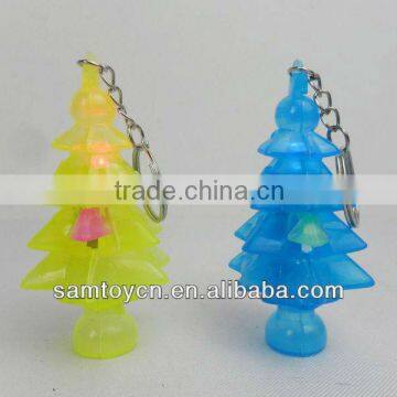 Christmas tree toy with light,keychain